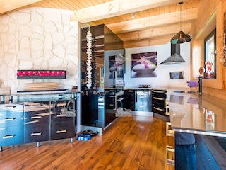 Blockhaus Ancona von LéonWood® Holz-Blockhaus Bausatzhaus ab 176659€, Blockhaus Innenansicht 4