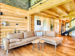 Blockhaus Kodiak Country von LéonWood® Holz-Blockhaus Bausatzhaus ab 197056€, Blockhaus Innenansicht 1