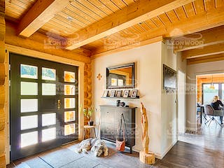 Blockhaus Kodiak Country von LéonWood® Holz-Blockhaus Bausatzhaus ab 197056€, Blockhaus Innenansicht 4