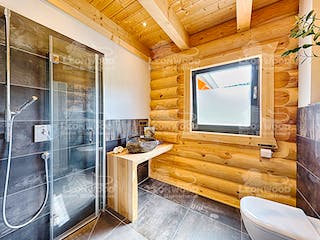 Blockhaus Kodiak Country von LéonWood® Holz-Blockhaus Bausatzhaus ab 197056€, Blockhaus Innenansicht 7