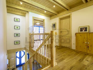 Blockhaus Lapin Kulta von LéonWood® Holz-Blockhaus Bausatzhaus ab 195802€, Blockhaus Innenansicht 4