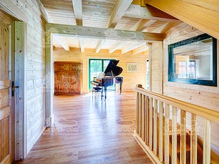 Blockhaus Vikkinghus von LéonWood® Holz-Blockhaus Bausatzhaus ab 153900€, Blockhaus Innenansicht 4