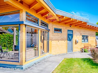 Blockhaus Westwind von LéonWood® Holz-Blockhaus Bausatzhaus ab 131708€, Blockhaus Außenansicht 2 Blockhaus Westwind von LéonWood® Holz-Blockhaus Bausatzhaus ab 131708€, Blockhaus Außenansicht 2
