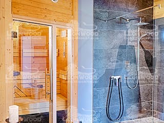 Blockhaus Westwind von LéonWood® Holz-Blockhaus Bausatzhaus ab 131708€, Blockhaus Innenansicht 5