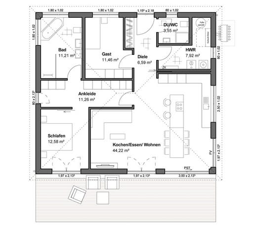 Lessingstraße 109 Floorplan 1