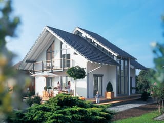 Fertighaus Lichtenau 158 von Keitel-Haus, Satteldach-Klassiker Außenansicht 1