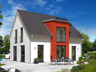 Massivhaus Lichthaus 121 Style von Town & Country Haus Deutschland, Satteldach-Klassiker Außenansicht 2