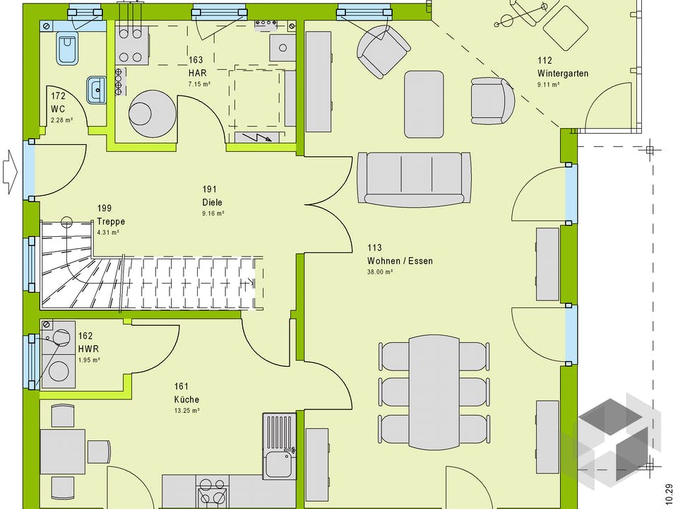 LifeStyle 10 V1 (out) von massa haus Grundriss