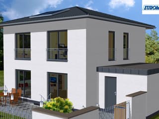 Massivhaus Lifestyle 135 ZD von EUROMAC 2 S.A.S. Bausatzhaus ab 36870€, Stadtvilla Außenansicht 4