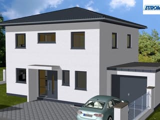 Massivhaus Lifestyle 145 ZD von EUROMAC 2 S.A.S. Bausatzhaus ab 42063€, Stadtvilla Außenansicht 2