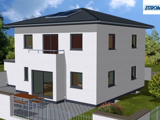 Massivhaus Lifestyle 145 ZD von EUROMAC 2 S.A.S. Bausatzhaus ab 42063€, Stadtvilla Außenansicht 4