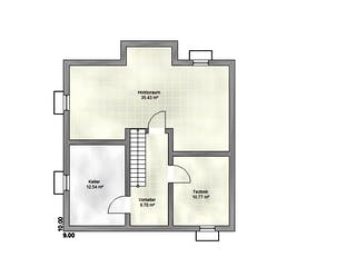 Massivhaus Lifestyle 145 ZD von EUROMAC 2 S.A.S. Bausatzhaus ab 42063€, Stadtvilla Grundriss 3
