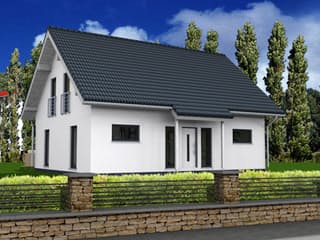 Fertighaus Lifestyle 160 von Suckfüll Energiesparhaus Schlüsselfertig ab 191130€, Satteldach-Klassiker Außenansicht 2