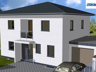 Massivhaus Lifestyle 180 ZD von EUROMAC 2 S.A.S. Bausatzhaus ab 47328€, Stadtvilla Außenansicht 2