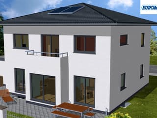 Massivhaus Lifestyle 180 ZD von EUROMAC 2 S.A.S. Bausatzhaus ab 47328€, Stadtvilla Außenansicht 4