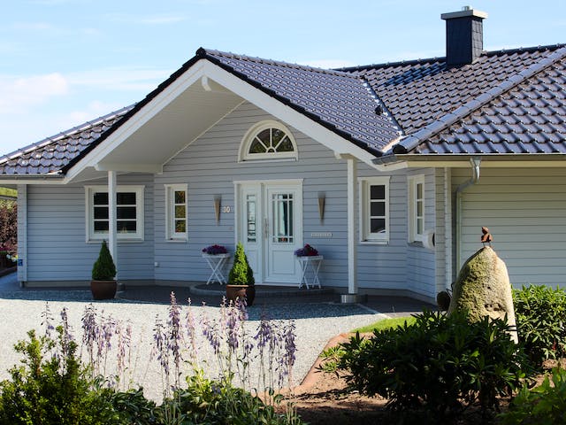Blockhaus Lillehammer von Fjorborg Häuser Ausbauhaus ab 210806€, Blockhaus Außenansicht 4