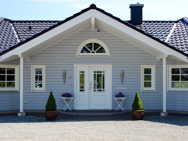 Blockhaus Lillehammer von Fjorborg Häuser Ausbauhaus ab 210806€, Blockhaus Außenansicht 5
