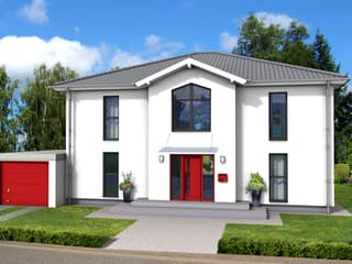 Fertighaus Limburg von SOLID-HAUS Schlüsselfertig ab 322100€, Stadtvilla Außenansicht 2