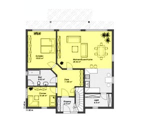 Fertighaus Limburg von SOLID-HAUS Schlüsselfertig ab 322100€, Stadtvilla Grundriss 1