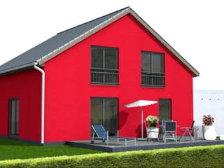 Fertighaus Linda 130 von Klaus Kowalski Immobilien Schlüsselfertig ab 176033€, Satteldach-Klassiker Außenansicht 2