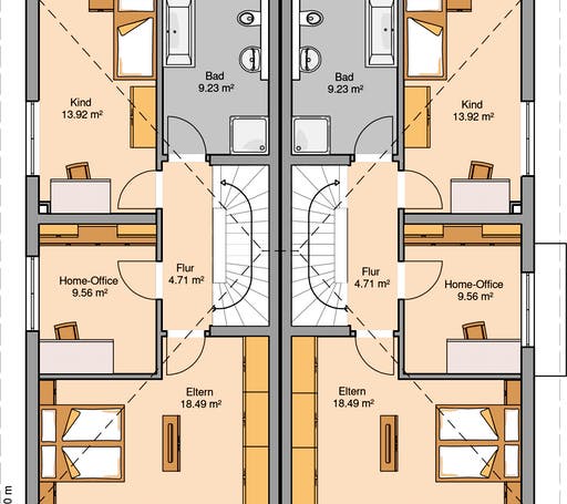 Linus Doppelhaus Floorplan 2