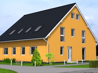 Fertighaus Lisa-Marie 159 von Klaus Kowalski Immobilien Schlüsselfertig ab 171500€, Satteldach-Klassiker Außenansicht 3