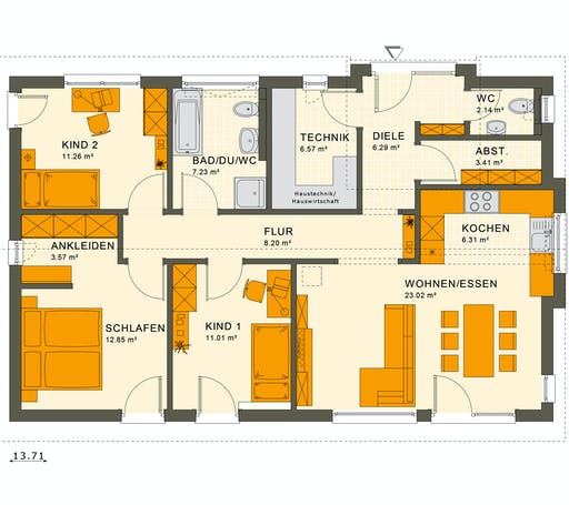 Living Haus - Solution 100 V4 Floorplan 1