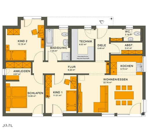 Living Haus - Solution 100 V7 Floorplan 1