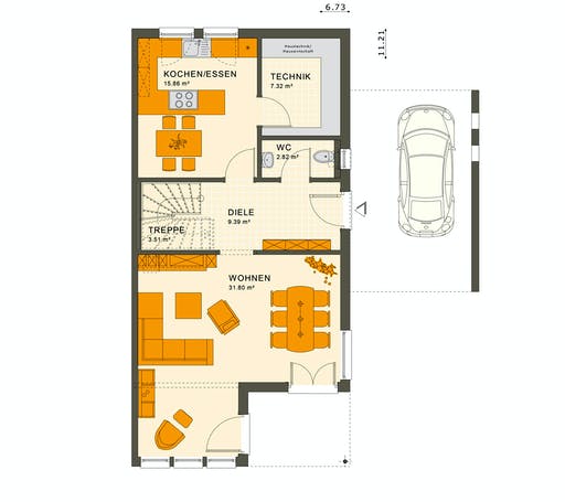 Living Haus - Solution 126 L V4 Floorplan 1