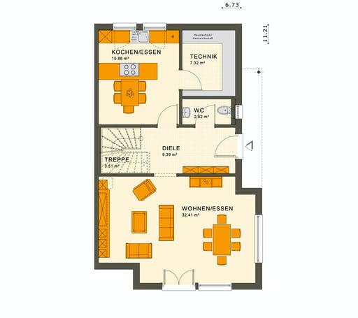 Living Haus - Solution 126 XL V4 Floorplan 1