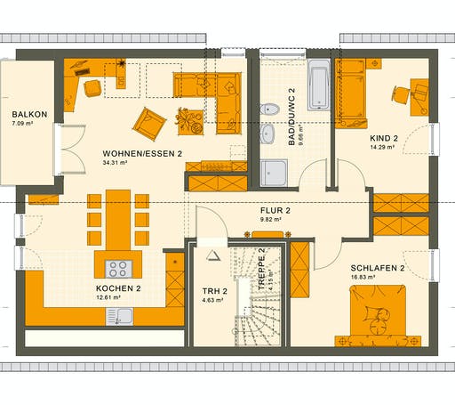 Living Haus - Solution 204 V2 Floorplan 2