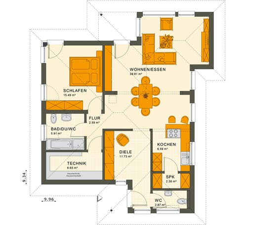 Living Haus - Solution 78 V8 Floorplan 1