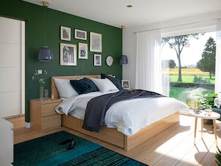 Fertighaus SOLUTION 82 V4 von Living Fertighaus Schlüsselfertig ab 279018€, Bungalow Innenansicht 1