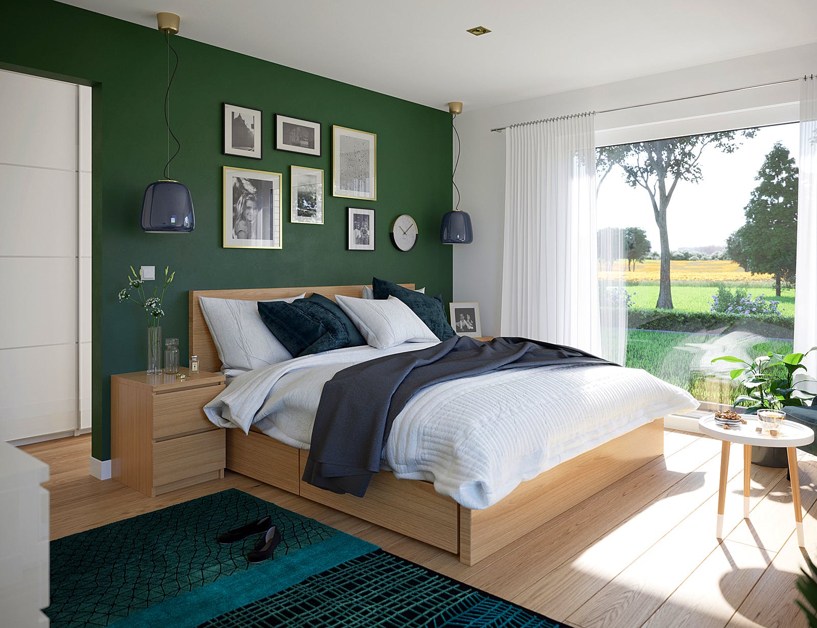 Fertighaus SOLUTION 82 V4 von Living Fertighaus Ausbauhaus ab 265637€, Bungalow Innenansicht 1