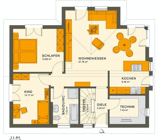 Living Haus - Solution 87 V2 Floorplan 1