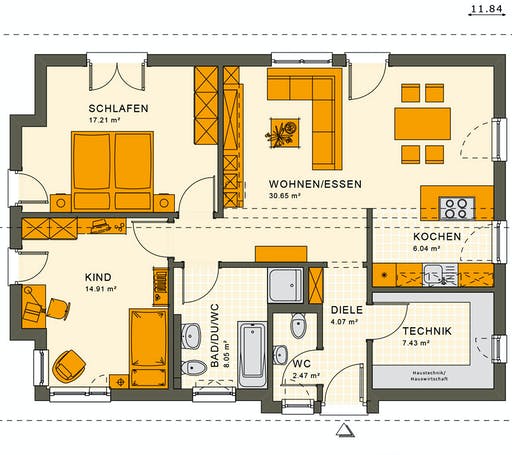 Living Haus - Solution 87 V3 Floorplan 1