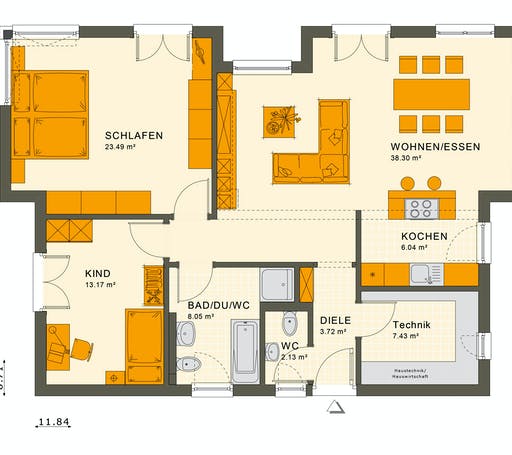 Living Haus - Solution 87 V6 Floorplan 1