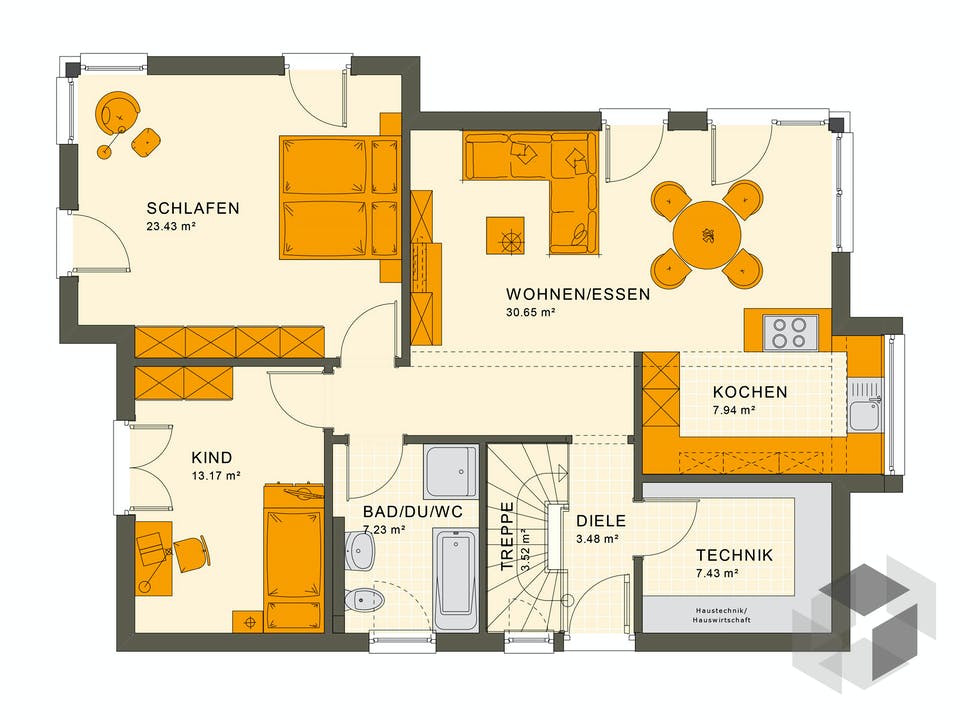 SOLUTION 87 V7 von Living Haus Grundriss