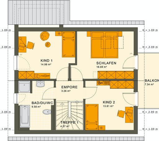 Living Haus - Sunshine 125 V2 Floorplan 2