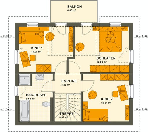 Living Haus - Sunshine 125 V4 Floorplan 2