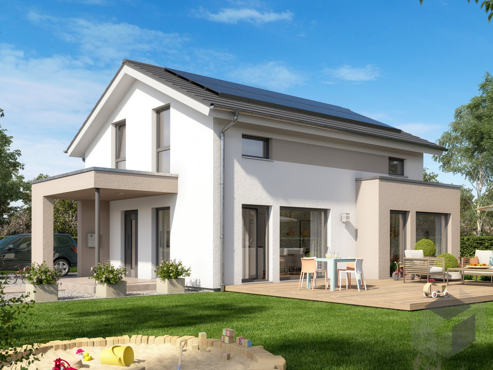 Einfamilienhaus SUNSHINE 125 V5 Von Living Haus | Fertighaus.de