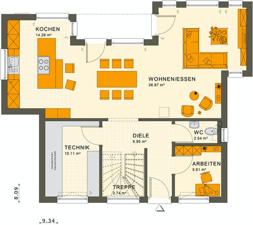 Living Haus - Sunshine 125 V7 Floorplan 1