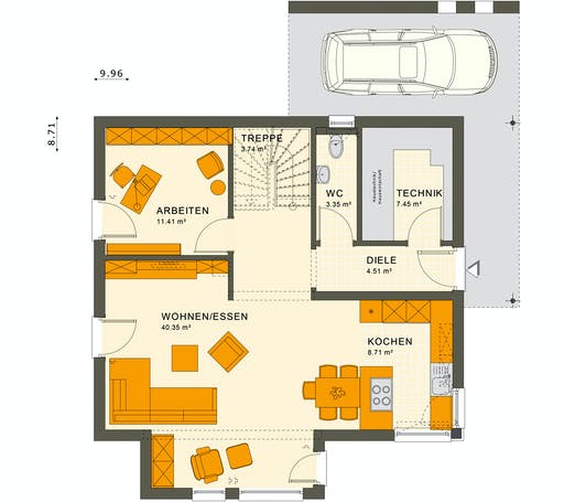 Living Haus - SUNSHINE 143 V5 Floorplan 1