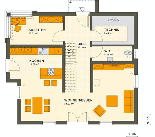 Living Haus - SUNSHINE 154 V5 Floorplan 1