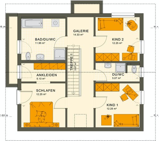 Living Haus - SUNSHINE 154 V5 Floorplan 2