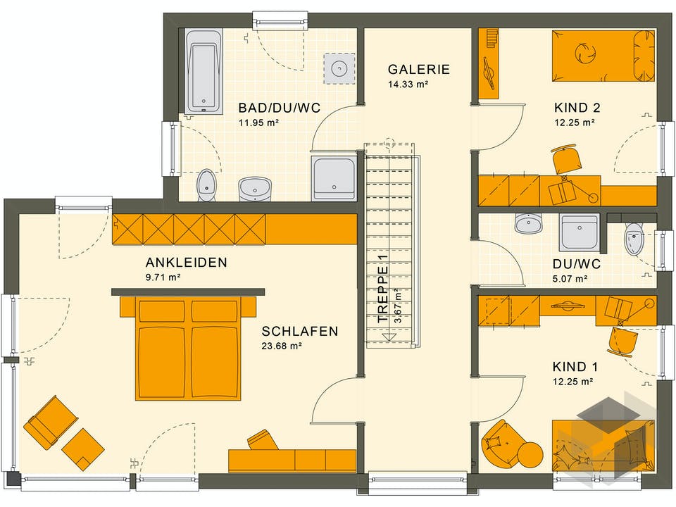 SUNSHINE 154 V7 von Living Haus Grundriss