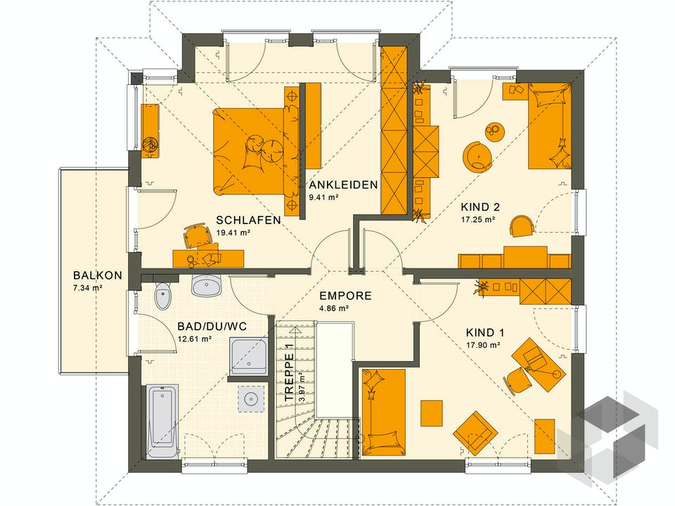 SUNSHINE 165 V6 von Living Haus Grundriss