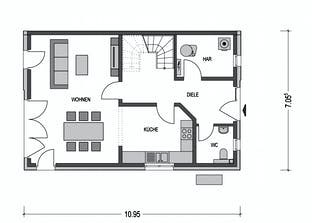 Doppelhaus Lucca Grundriss