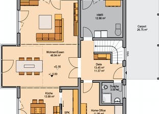 Architektenhaus Luce Grundriss
