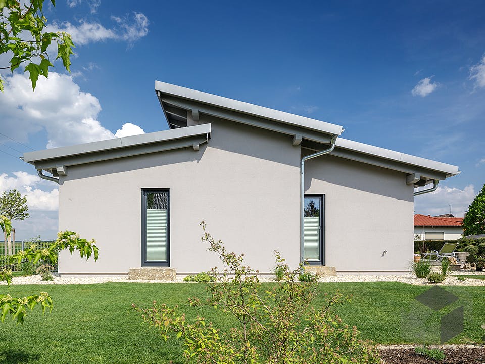 Bungalow Pultdach 145 von LUXHAUS Außenansicht